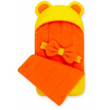 Конверт "Мишка" Yellow & Orange Флис Зима 